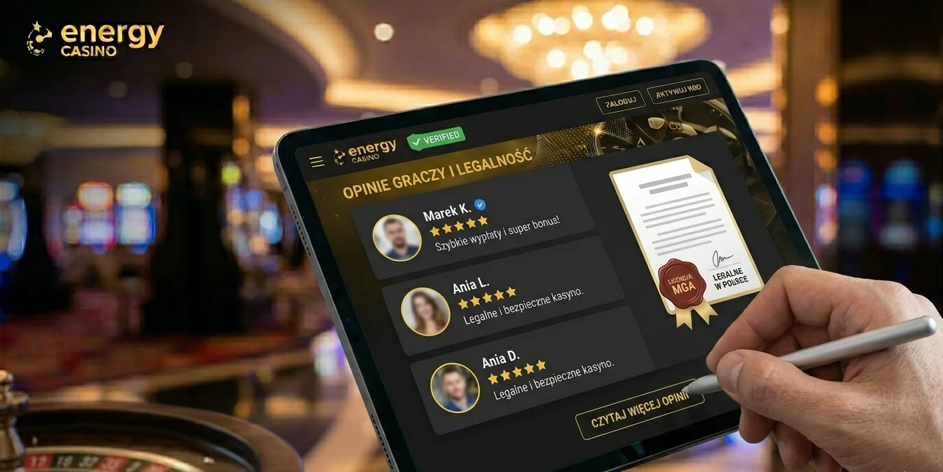 Opinie graczy i legalność Energy Casino w Polsce
