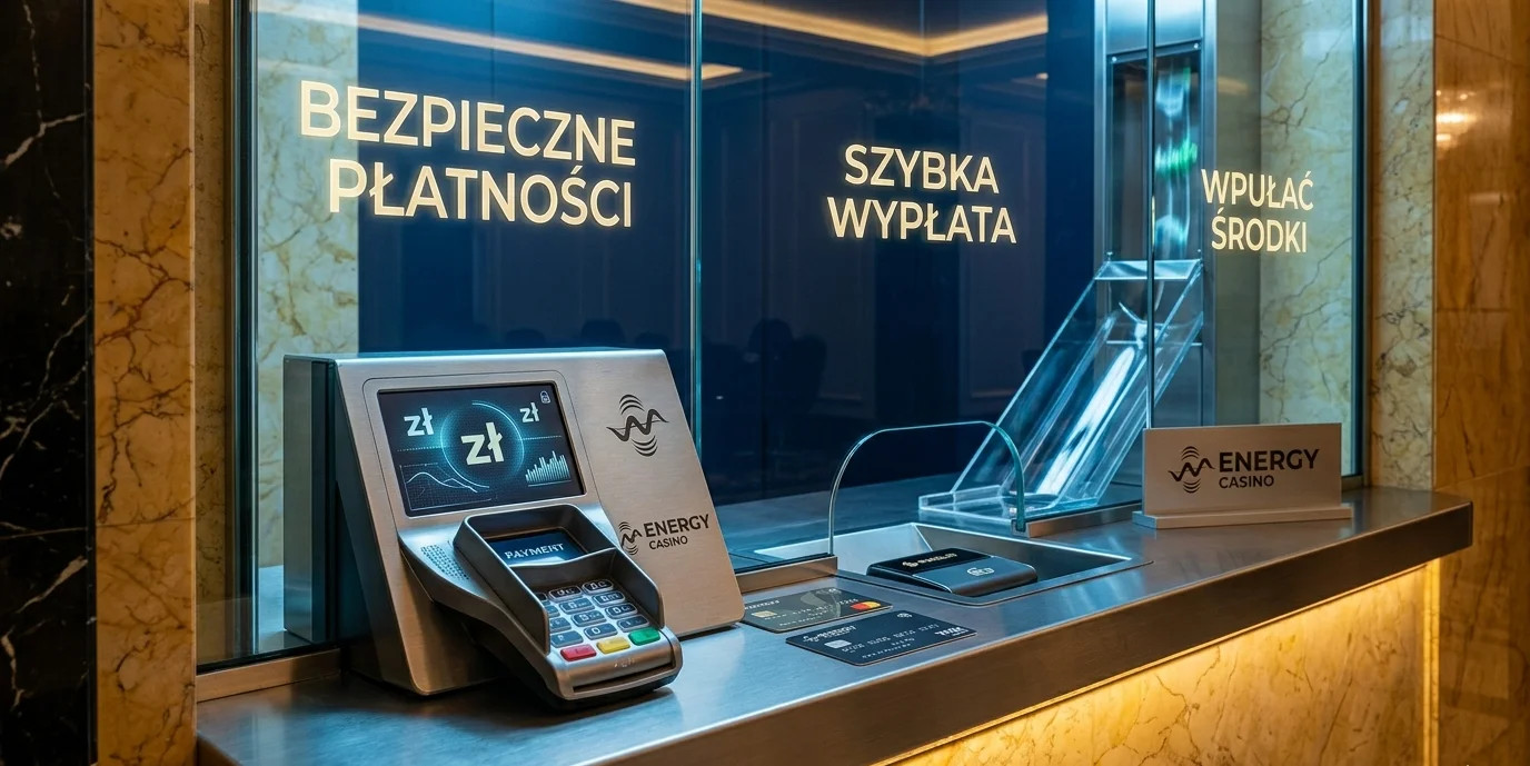 Energy Casino bezpieczne płatności i szybkie wypłaty - kasjer